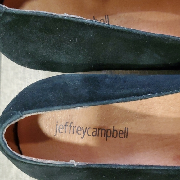 Jeffrey Campbell poetry women  black suade pums size 10 - Picture 4 of 15